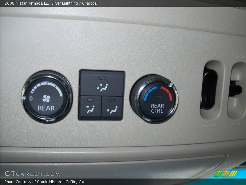 Silver Lightning / Charcoal 2008 Nissan Armada LE