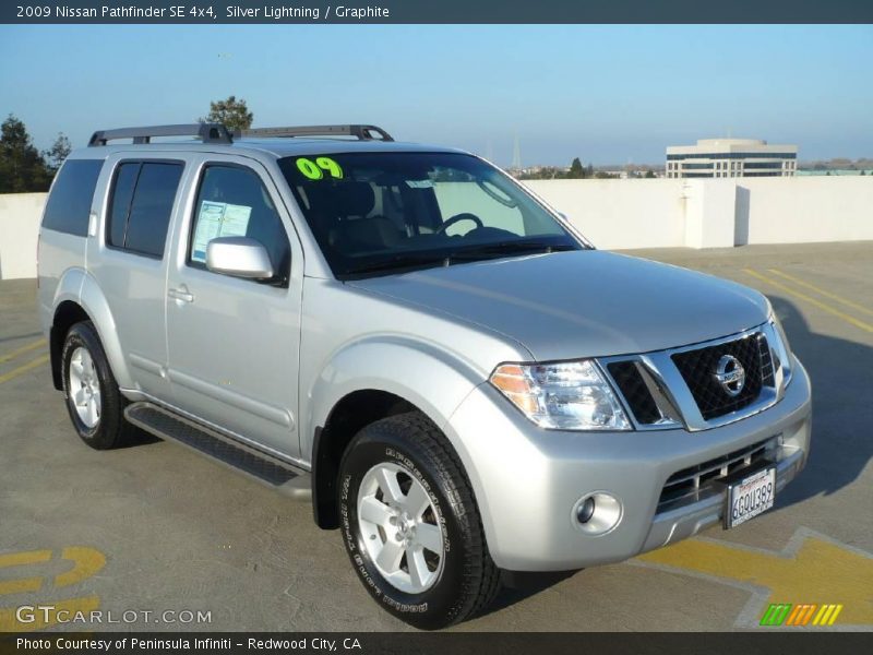 Silver Lightning / Graphite 2009 Nissan Pathfinder SE 4x4