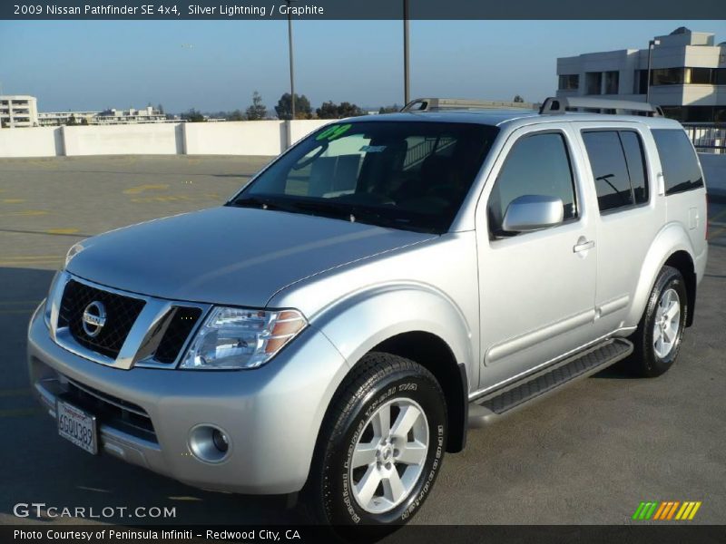 Silver Lightning / Graphite 2009 Nissan Pathfinder SE 4x4