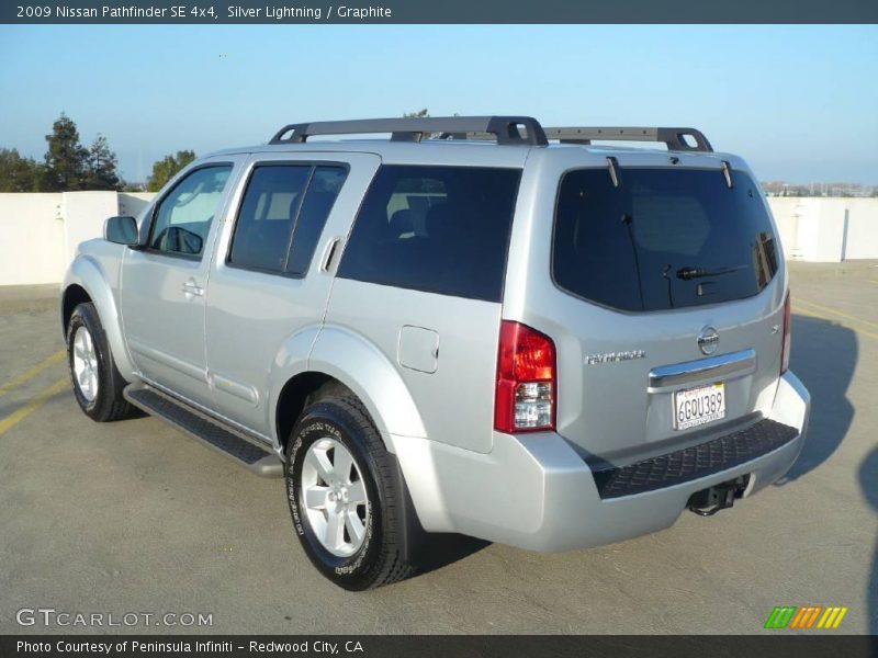 Silver Lightning / Graphite 2009 Nissan Pathfinder SE 4x4