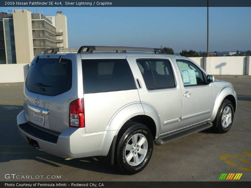 Silver Lightning / Graphite 2009 Nissan Pathfinder SE 4x4
