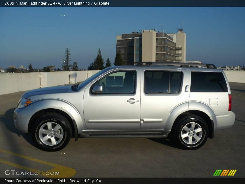 Silver Lightning / Graphite 2009 Nissan Pathfinder SE 4x4
