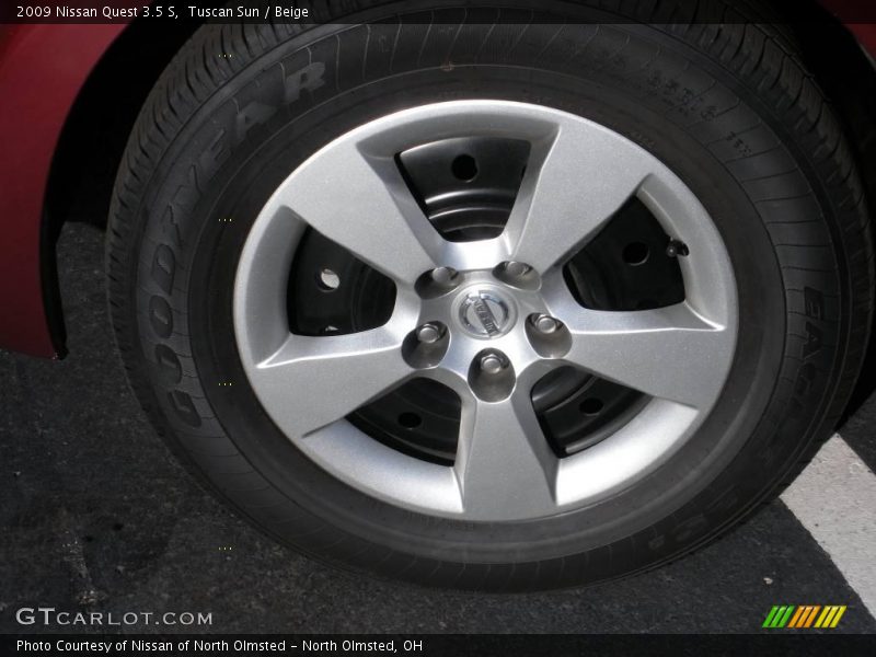 Tuscan Sun / Beige 2009 Nissan Quest 3.5 S