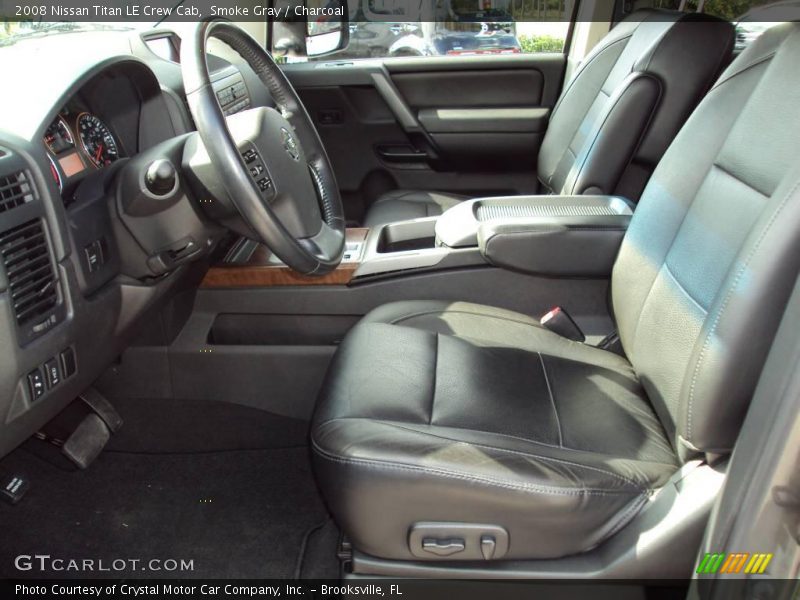 Smoke Gray / Charcoal 2008 Nissan Titan LE Crew Cab