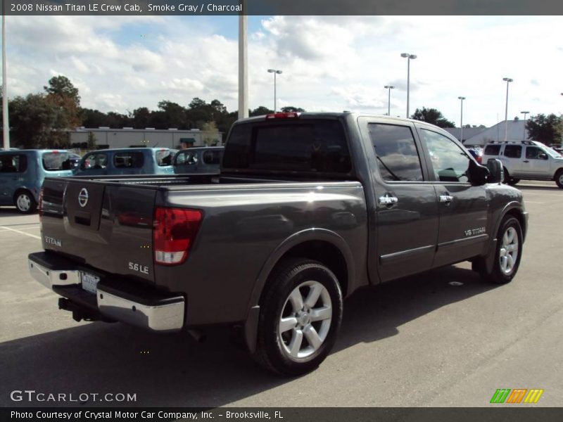 Smoke Gray / Charcoal 2008 Nissan Titan LE Crew Cab