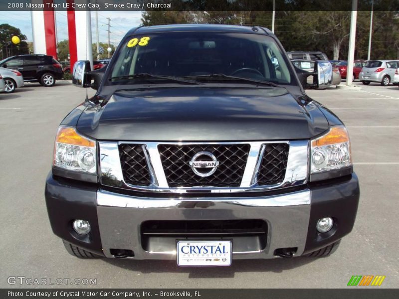 Smoke Gray / Charcoal 2008 Nissan Titan LE Crew Cab