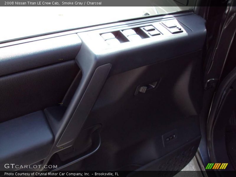 Smoke Gray / Charcoal 2008 Nissan Titan LE Crew Cab