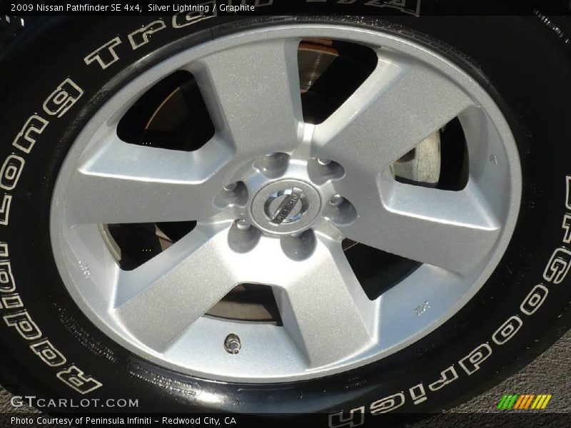 Silver Lightning / Graphite 2009 Nissan Pathfinder SE 4x4
