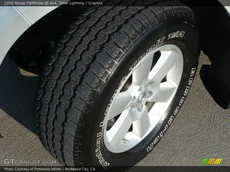 Silver Lightning / Graphite 2009 Nissan Pathfinder SE 4x4