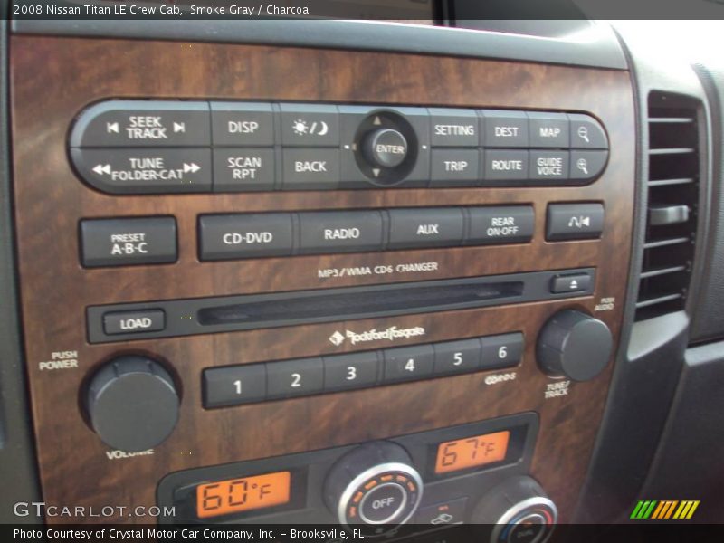 Smoke Gray / Charcoal 2008 Nissan Titan LE Crew Cab