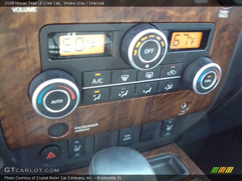 Smoke Gray / Charcoal 2008 Nissan Titan LE Crew Cab