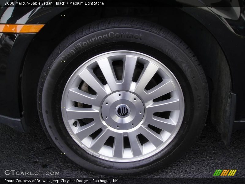 Black / Medium Light Stone 2008 Mercury Sable Sedan