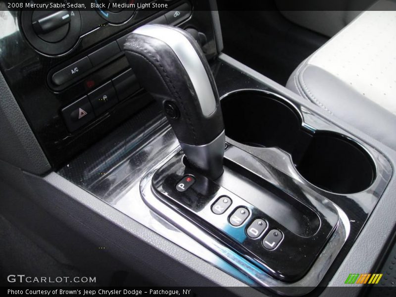Black / Medium Light Stone 2008 Mercury Sable Sedan