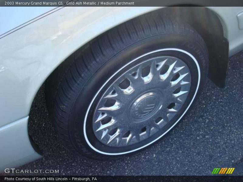 Gold Ash Metallic / Medium Parchment 2003 Mercury Grand Marquis GS