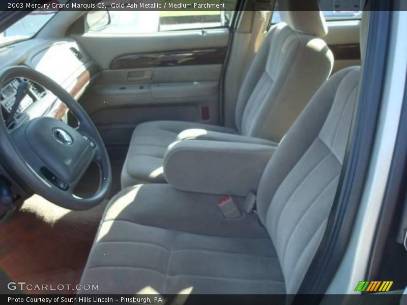 Gold Ash Metallic / Medium Parchment 2003 Mercury Grand Marquis GS