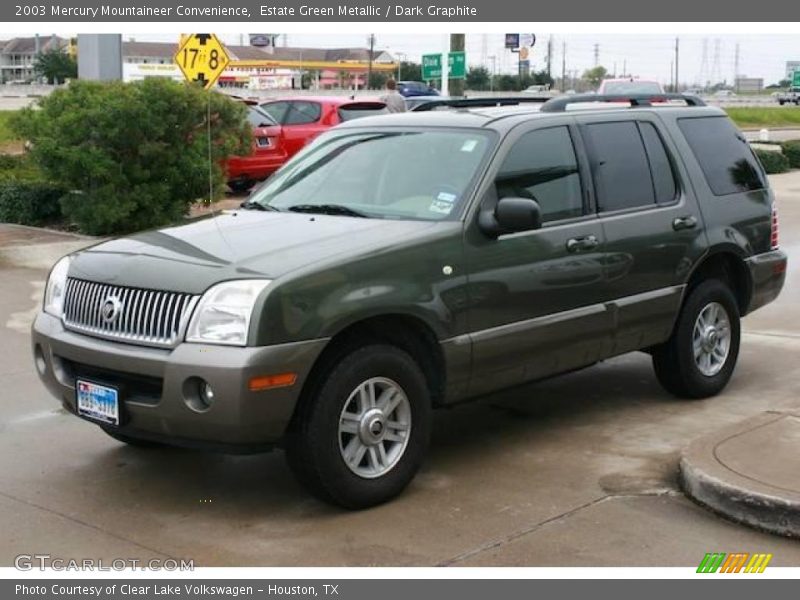 Estate Green Metallic / Dark Graphite 2003 Mercury Mountaineer Convenience