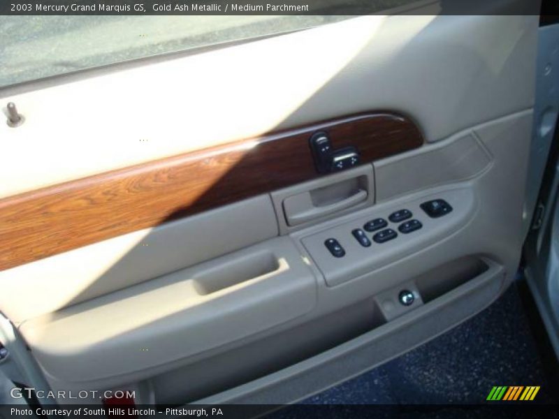 Gold Ash Metallic / Medium Parchment 2003 Mercury Grand Marquis GS