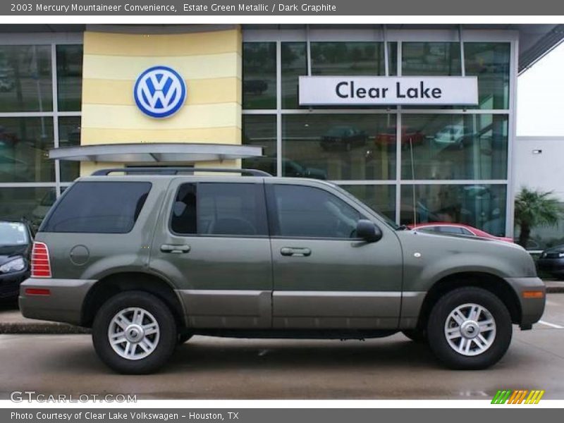 Estate Green Metallic / Dark Graphite 2003 Mercury Mountaineer Convenience