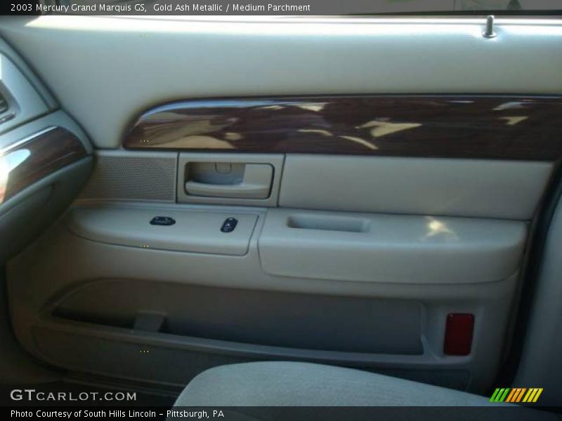 Gold Ash Metallic / Medium Parchment 2003 Mercury Grand Marquis GS