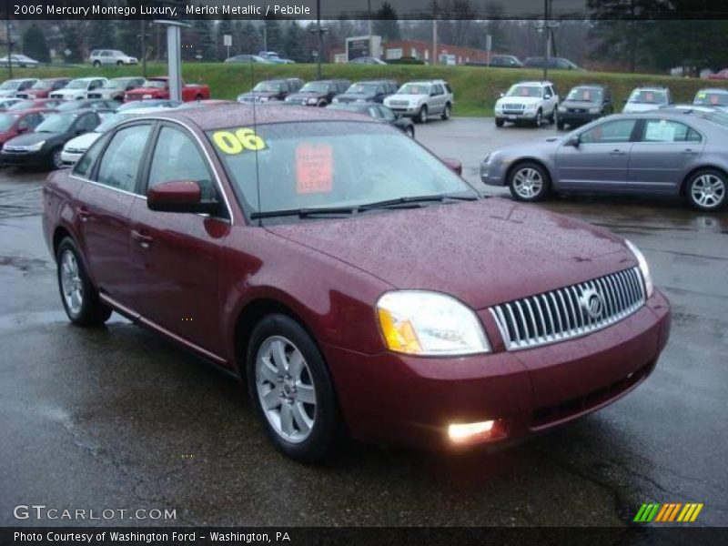 Merlot Metallic / Pebble 2006 Mercury Montego Luxury