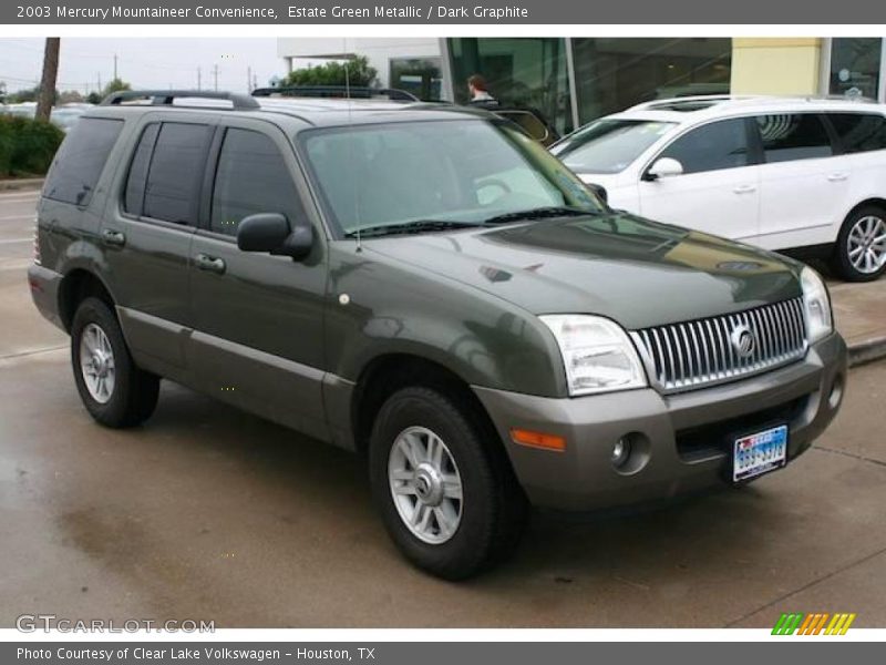 Estate Green Metallic / Dark Graphite 2003 Mercury Mountaineer Convenience