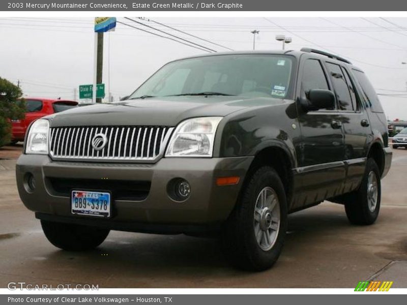 Estate Green Metallic / Dark Graphite 2003 Mercury Mountaineer Convenience