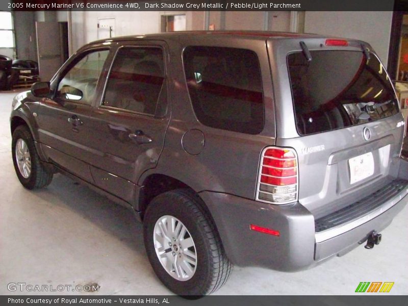 Dark Shadow Grey Metallic / Pebble/Light Parchment 2005 Mercury Mariner V6 Convenience 4WD