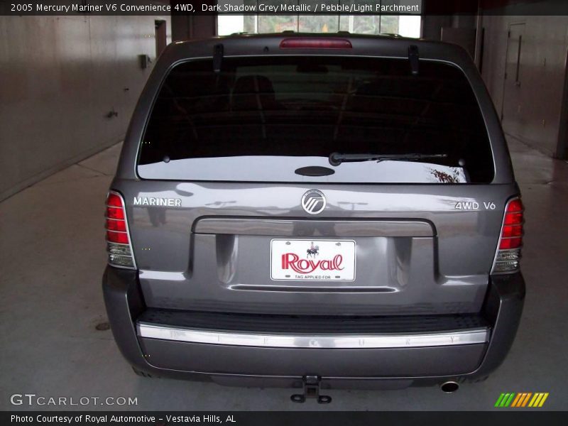 Dark Shadow Grey Metallic / Pebble/Light Parchment 2005 Mercury Mariner V6 Convenience 4WD
