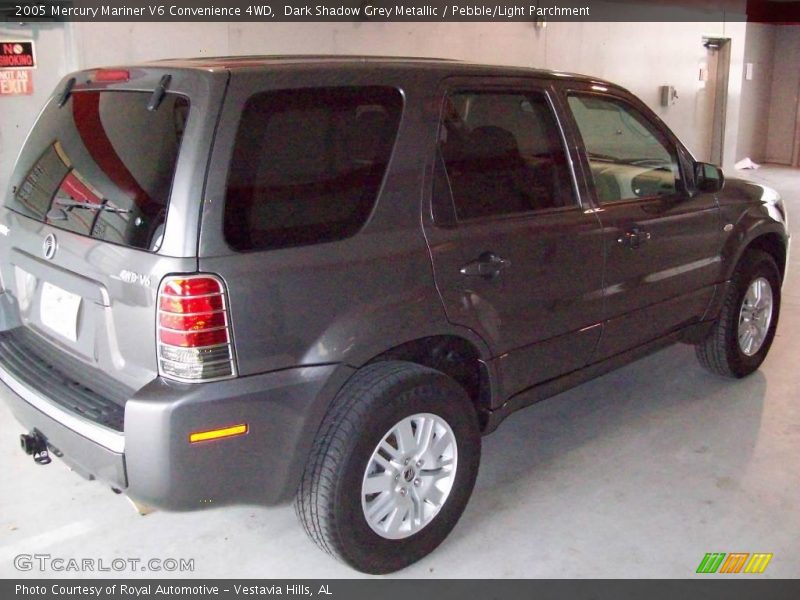 Dark Shadow Grey Metallic / Pebble/Light Parchment 2005 Mercury Mariner V6 Convenience 4WD