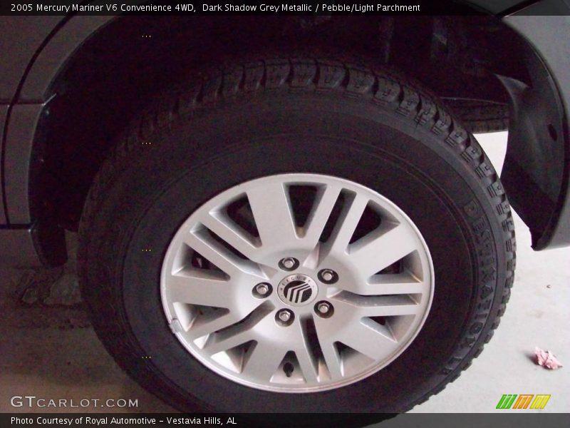 Dark Shadow Grey Metallic / Pebble/Light Parchment 2005 Mercury Mariner V6 Convenience 4WD
