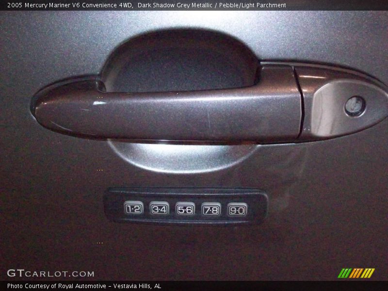 Dark Shadow Grey Metallic / Pebble/Light Parchment 2005 Mercury Mariner V6 Convenience 4WD