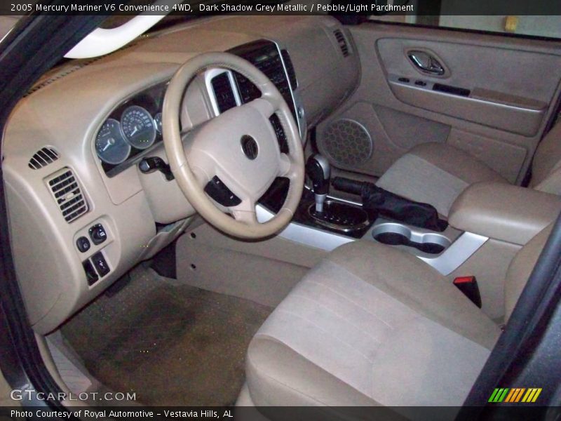 Dark Shadow Grey Metallic / Pebble/Light Parchment 2005 Mercury Mariner V6 Convenience 4WD