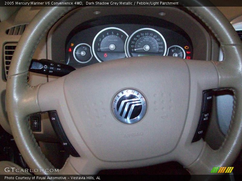 Dark Shadow Grey Metallic / Pebble/Light Parchment 2005 Mercury Mariner V6 Convenience 4WD