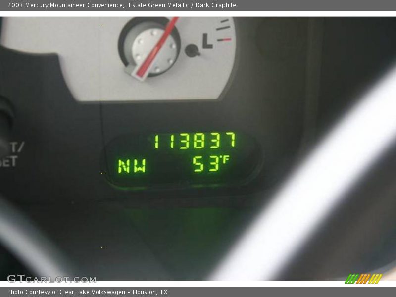 Estate Green Metallic / Dark Graphite 2003 Mercury Mountaineer Convenience