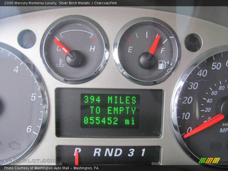 Silver Birch Metallic / Charcoal/Flint 2006 Mercury Monterey Luxury