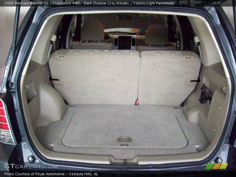 Dark Shadow Grey Metallic / Pebble/Light Parchment 2005 Mercury Mariner V6 Convenience 4WD