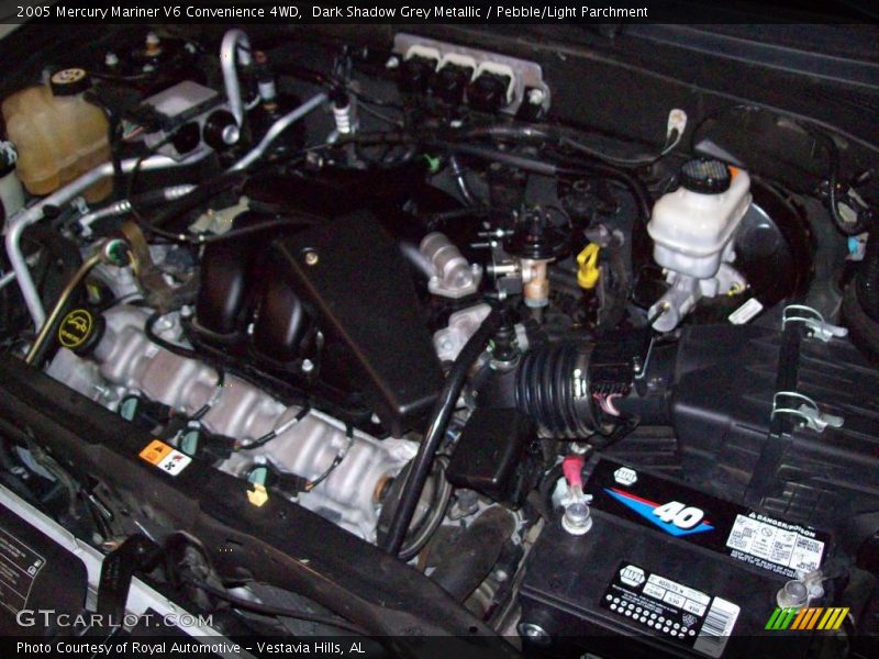 Dark Shadow Grey Metallic / Pebble/Light Parchment 2005 Mercury Mariner V6 Convenience 4WD