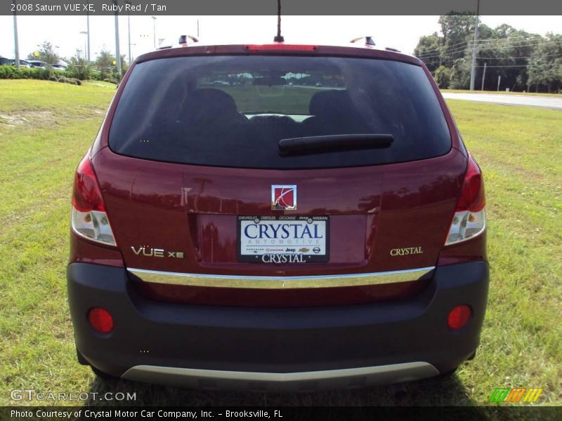 Ruby Red / Tan 2008 Saturn VUE XE