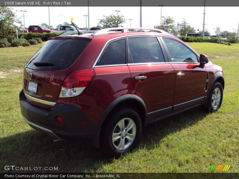Ruby Red / Tan 2008 Saturn VUE XE