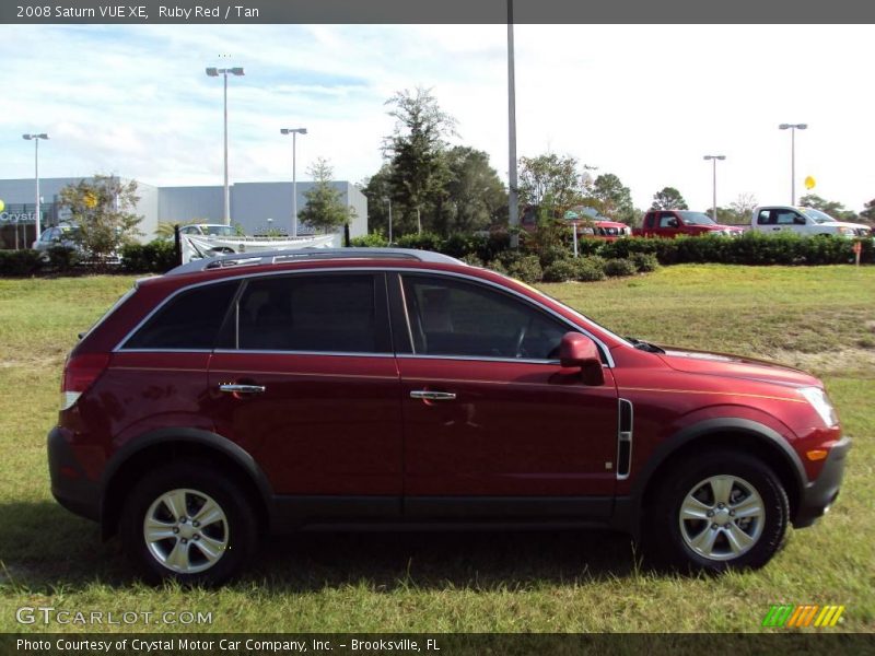 Ruby Red / Tan 2008 Saturn VUE XE