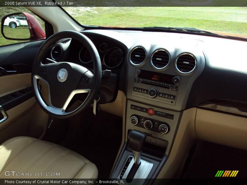 Ruby Red / Tan 2008 Saturn VUE XE