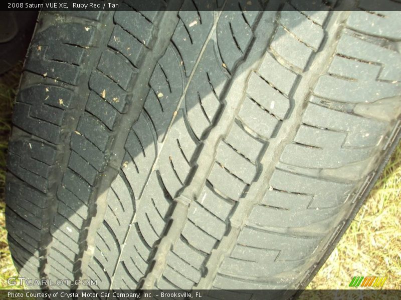 Ruby Red / Tan 2008 Saturn VUE XE