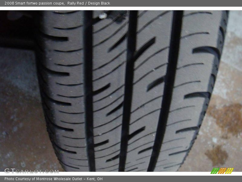 Rally Red / Design Black 2008 Smart fortwo passion coupe