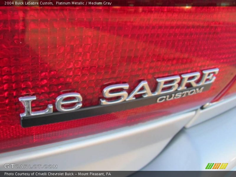 Platinum Metallic / Medium Gray 2004 Buick LeSabre Custom
