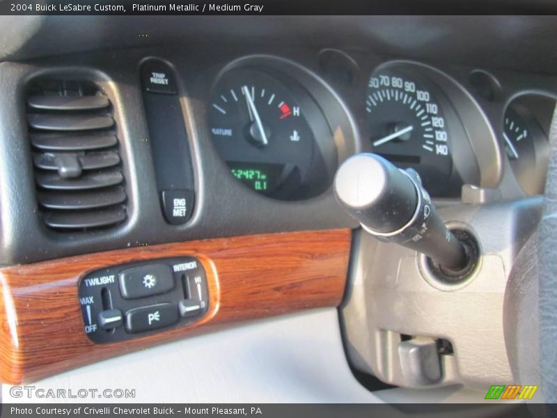 Platinum Metallic / Medium Gray 2004 Buick LeSabre Custom