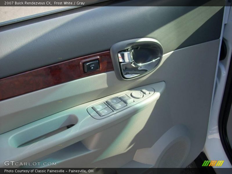 Frost White / Gray 2007 Buick Rendezvous CX