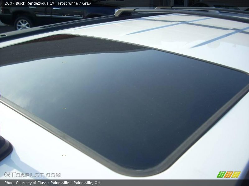 Frost White / Gray 2007 Buick Rendezvous CX