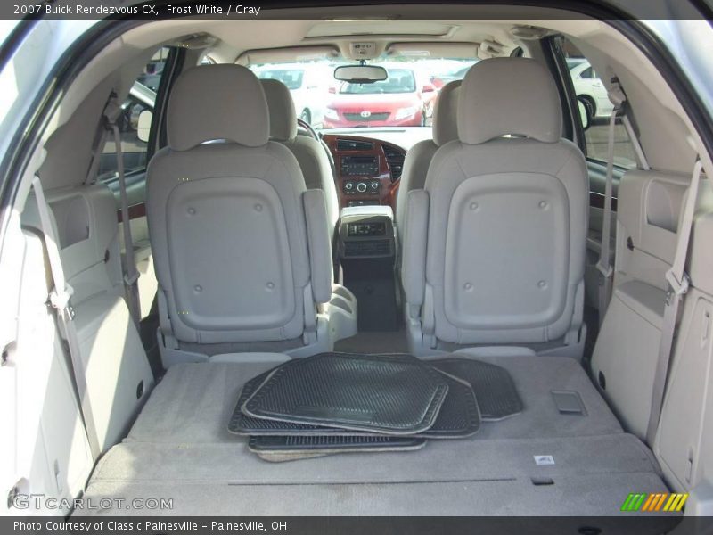Frost White / Gray 2007 Buick Rendezvous CX