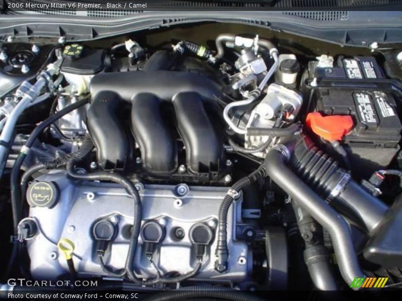 Black / Camel 2006 Mercury Milan V6 Premier