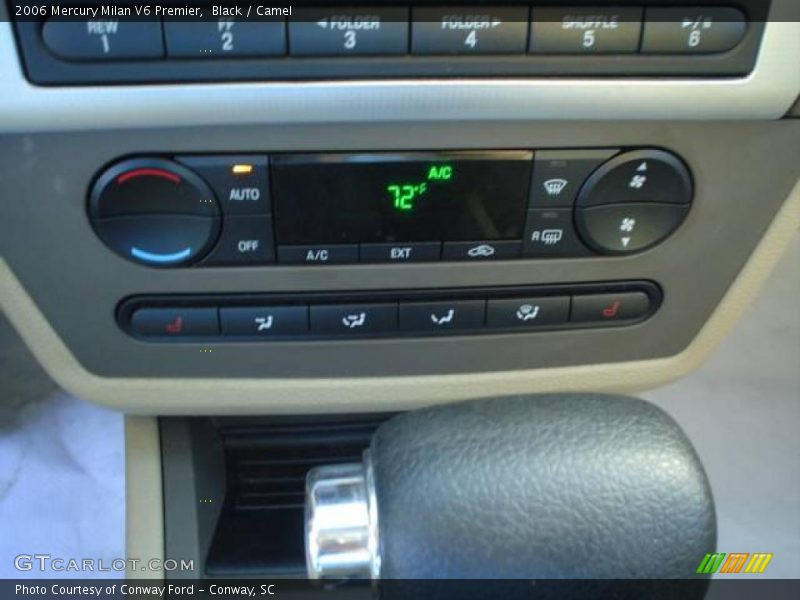 Black / Camel 2006 Mercury Milan V6 Premier